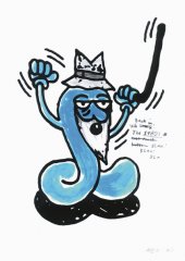 1041  170x300 money print2011 Art Print by AustinVonNew