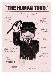 981  170x300 humanturd print2011 Art Print by AustinVonNew